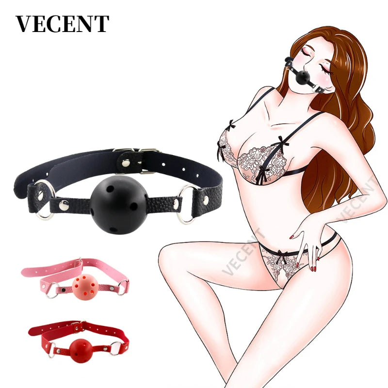 Soft Silicone Gag Ball Sex Toys Open Mouth Gag BDSM Bondage Mouth Ball Woman Couples Adult Sex Games Erotic Accessories Harness