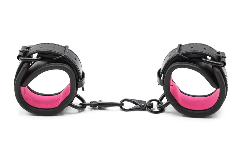 Sexy Adjustable Leather Handcuffs For Sex Toys For Woman Couples Hang Buckle Link Bdsm Bondage Restraints Exotic Accessories