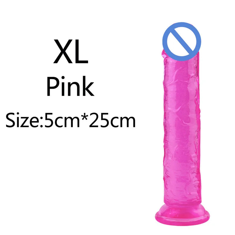 Cheap 5 Colors Small Transparent Dildo Suction Cup Jelly Dick Women Erotic Anal Sex Toys Soft Clitori Vaginal Masturbators Penis