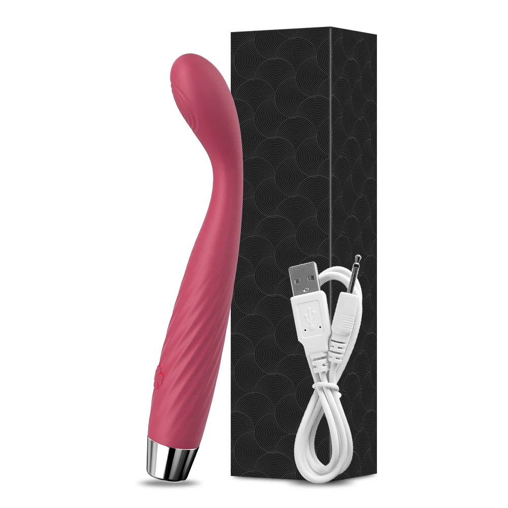 Beginner G-Spot Vibrator for Women Nipple Clitoris Stimulator 8 Fast Seconds to Orgasm Finger Shaped Vibes Sex Toys for Adults