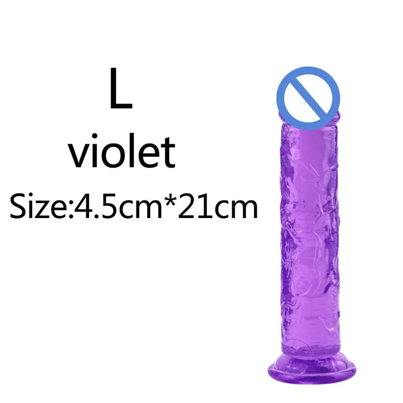 Cheap 5 Colors Small Transparent Dildo Suction Cup Jelly Dick Women Erotic Anal Sex Toys Soft Clitori Vaginal Masturbators Penis