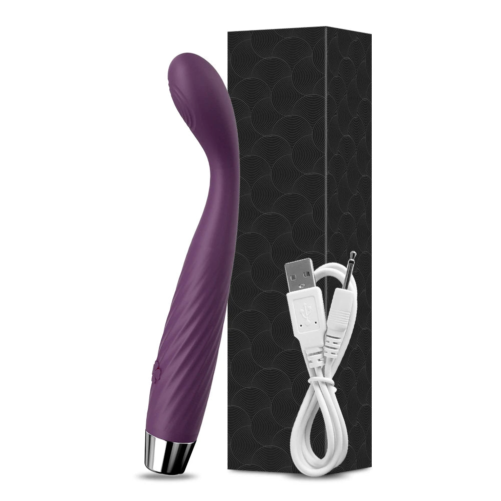 Beginner G-Spot Vibrator for Women Nipple Clitoris Stimulator 8 Fast Seconds to Orgasm Finger Shaped Vibes Sex Toys for Adults