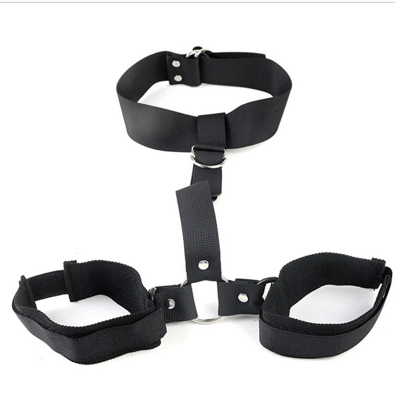 BDSM Restraints Harness Open Legs Spreader Sexy Toys For Couples No Vibrators Sex Flirting Tied Legs Adult Accessories Sex Shop