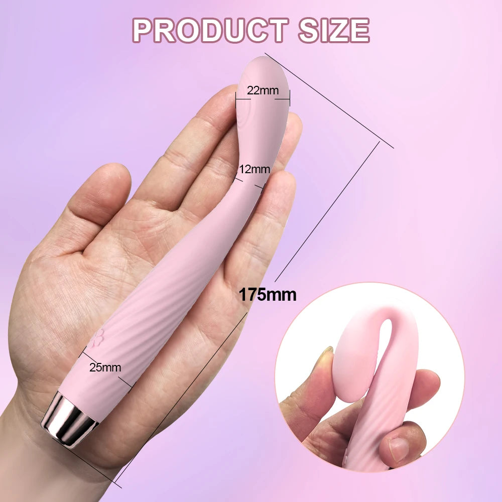 Beginner G-Spot Vibrator for Women Nipple Clitoris Stimulator 8 Fast Seconds to Orgasm Finger Shaped Vibes Sex Toys for Adults