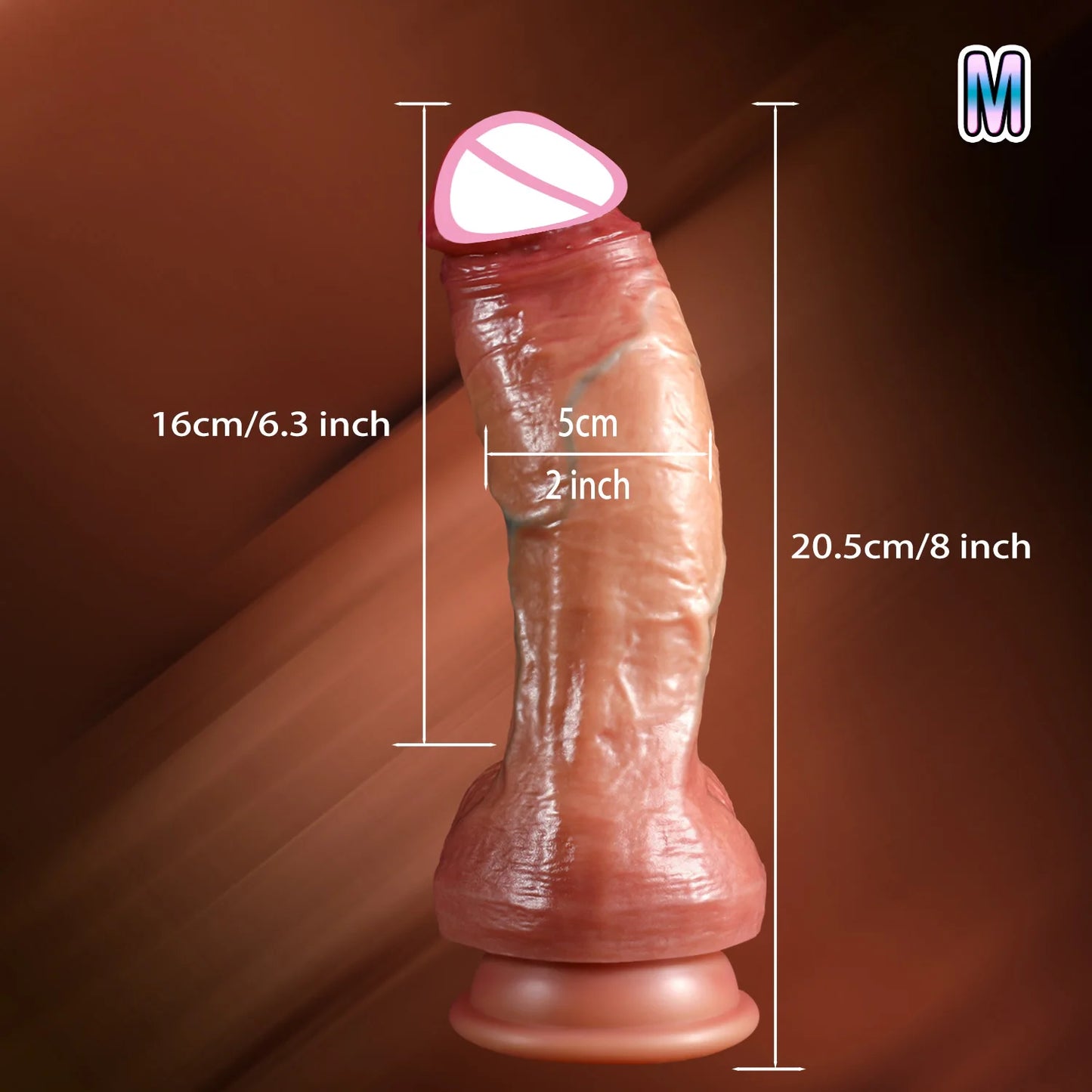 Realistic Dildo Penis Anal Butt Plug Super Soft Skin Feeling Female Vagina G-spot Masturbator Adult Cock Dick Sex Toy for Women