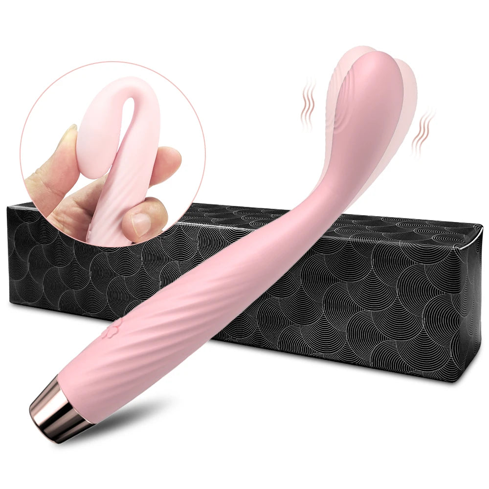 Beginner G-Spot Vibrator for Women Nipple Clitoris Stimulator 8 Fast Seconds to Orgasm Finger Shaped Vibes Sex Toys for Adults