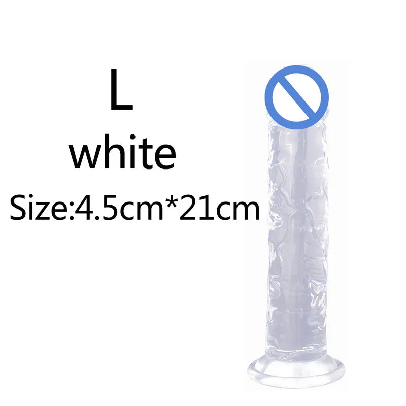 Cheap 5 Colors Small Transparent Dildo Suction Cup Jelly Dick Women Erotic Anal Sex Toys Soft Clitori Vaginal Masturbators Penis