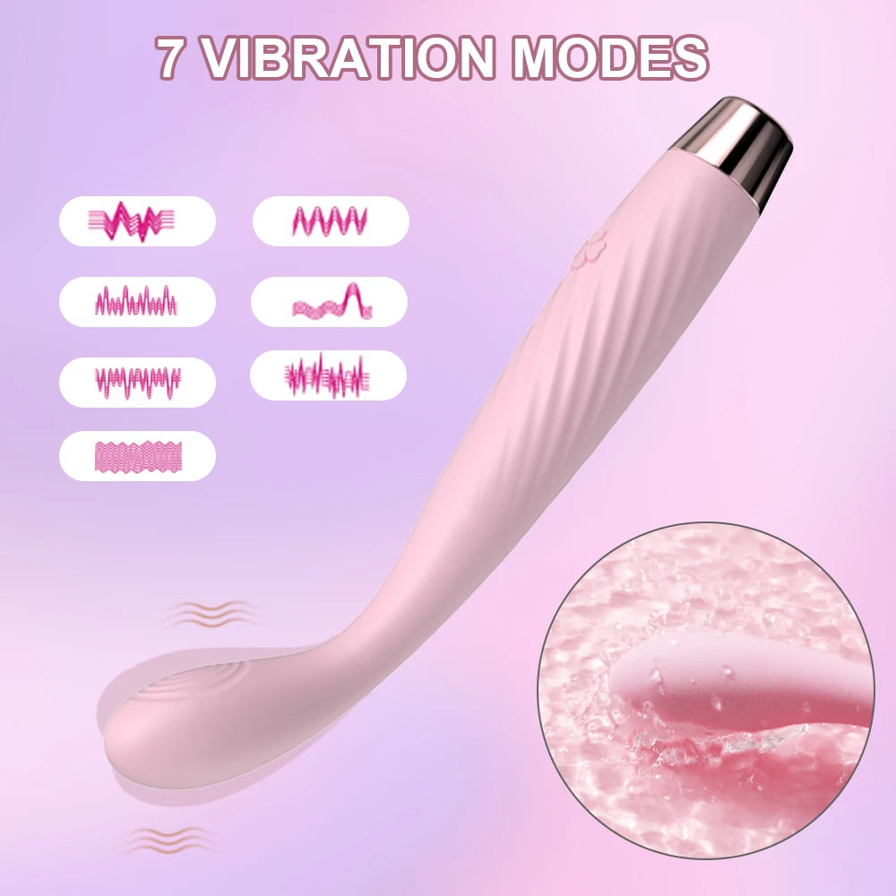 Beginner G-Spot Vibrator for Women Nipple Clitoris Stimulator 8 Fast Seconds to Orgasm Finger Shaped Vibes Sex Toys for Adults