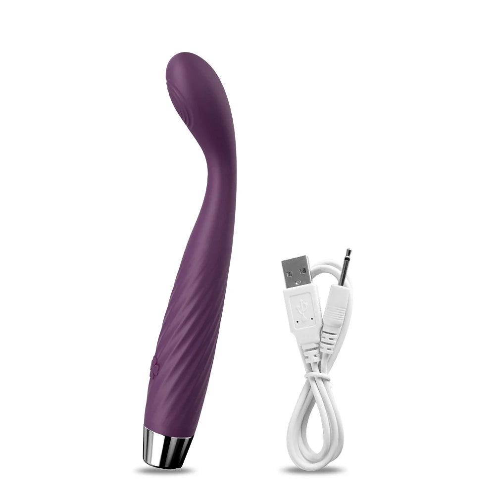 Beginner G-Spot Vibrator for Women Nipple Clitoris Stimulator 8 Fast Seconds to Orgasm Finger Shaped Vibes Sex Toys for Adults