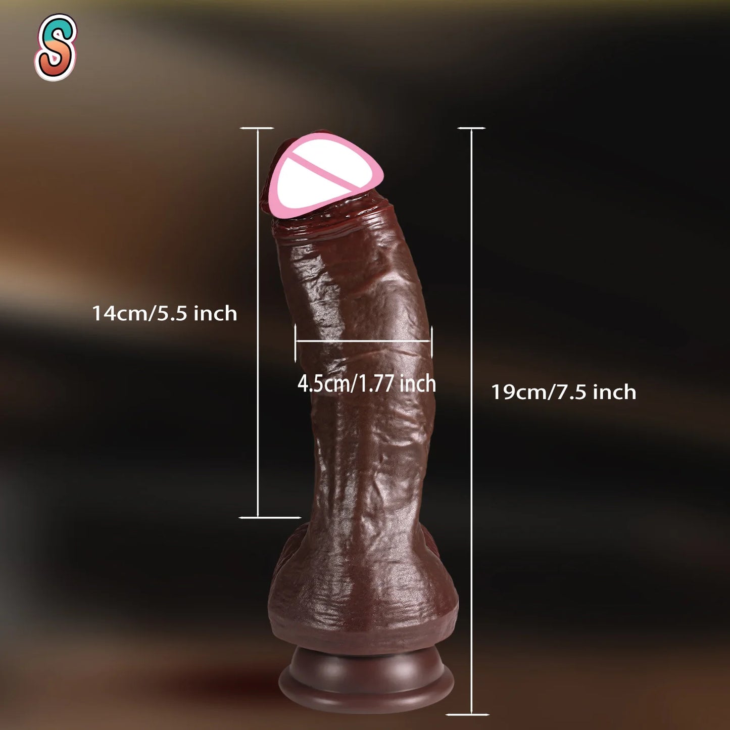 Realistic Dildo Penis Anal Butt Plug Super Soft Skin Feeling Female Vagina G-spot Masturbator Adult Cock Dick Sex Toy for Women