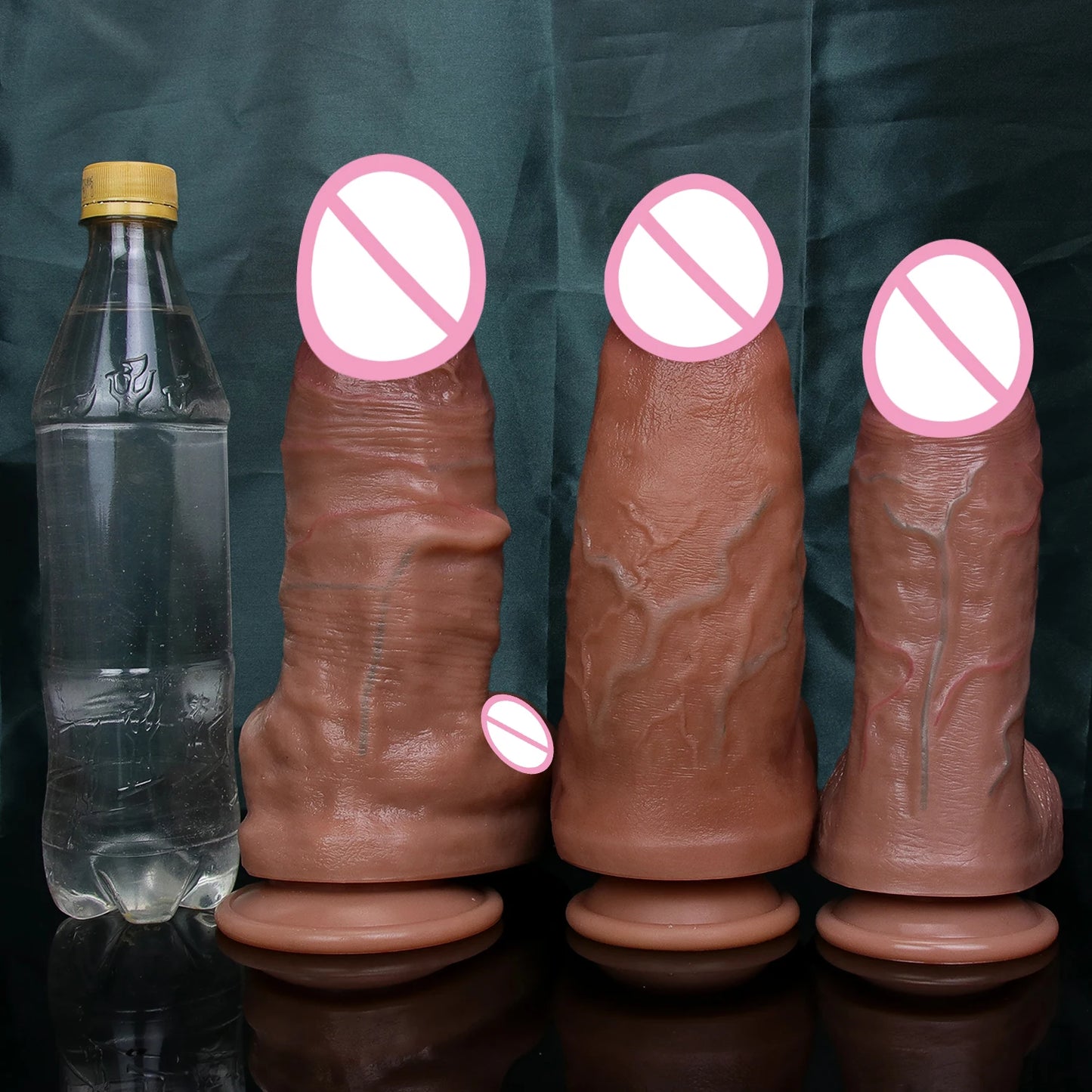 Advanced Silicone Big Soft Dildo Realistic Thick Double Penis Gay Masturbation Cock Anal Sex Toy for Man Woman Suction Cup Dick