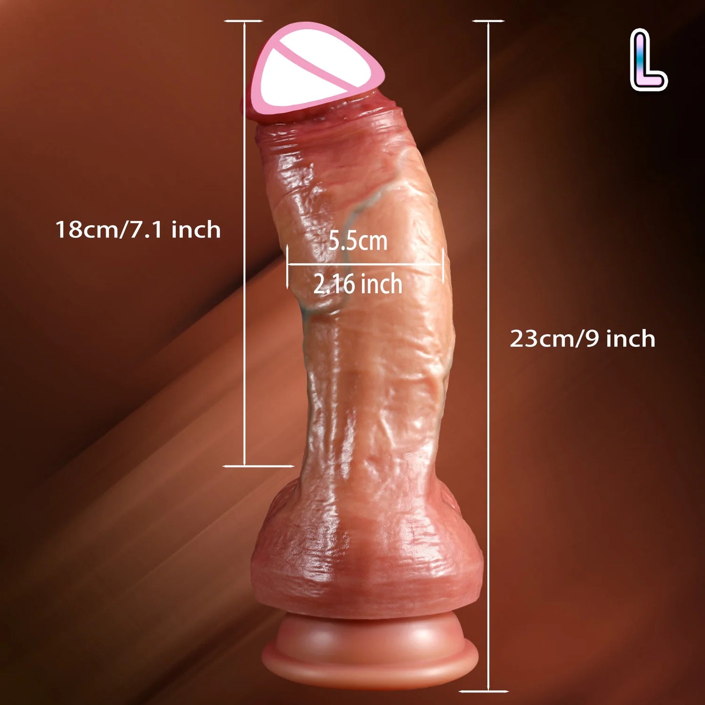 Realistic Dildo Penis Anal Butt Plug Super Soft Skin Feeling Female Vagina G-spot Masturbator Adult Cock Dick Sex Toy for Women