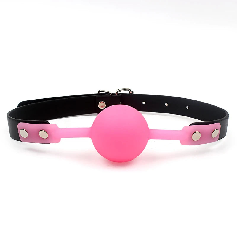 Soft Silicone Gag Ball Sex Toys Open Mouth Gag BDSM Bondage Mouth Ball Woman Couples Adult Sex Games Erotic Accessories Harness