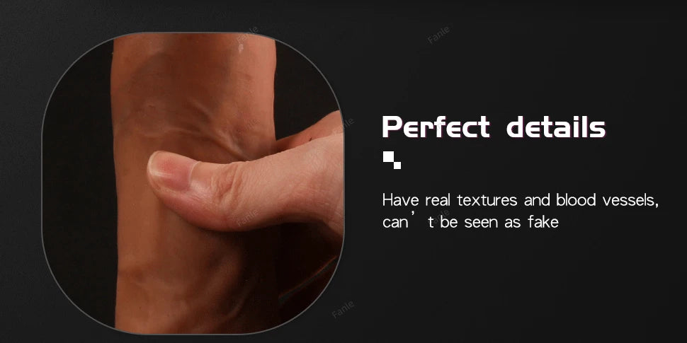 7.87inch Realistic Movable Foreskin Dildo for Women Sex Toy Silicone Penis Female Vagina Masturbator Strong Suction Cup Big Dick